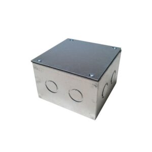 Caja Metalica Pregalvanizada 100x100x65 con Nocaut 20-25