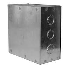 Caja Metalica Pregalvanizada 150x150x100 con Nocaut 25-32