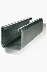 Canal Unistrut 41x41 mm Electro Galvanizado L=3m.