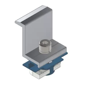 Terminal placa 30 mm para Estructura Soporte Tipo Unistrut