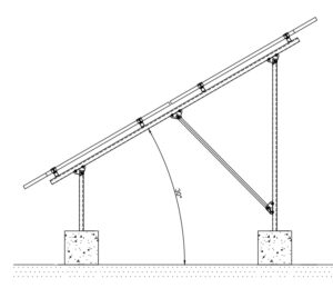 Marco para Estructura Soporte Zn-Al-Mg Tipo Unistrut 3800 mm