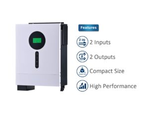 Inv-Carg-Reg. Solar, Axpert VM II ELITE 6000W-48V MAX PV 500V - 6kW